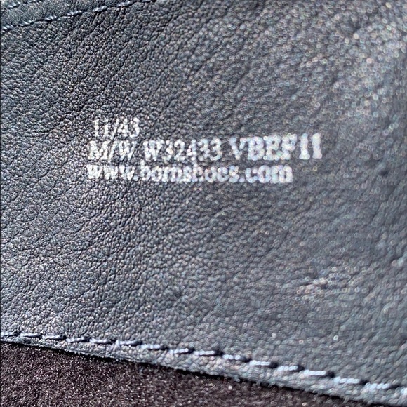 Ladies Born Leather Boots Black Sz 11M Like New! - Picture 13 of 14